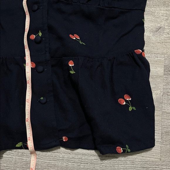 Old Navy Dark Blue Cherry Blouse - Picture 9 of 10